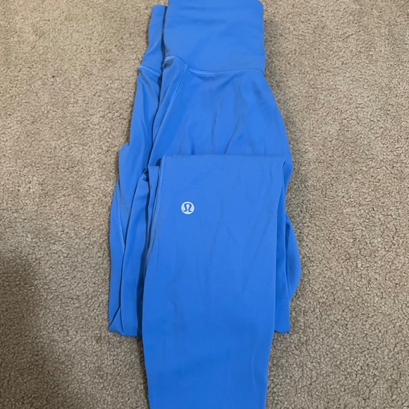Lululemon BLUE NILE Size 2 Base Pace High-Rise Running Tight 25'' Brushed Nulux - Picture 3 of 4